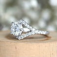 thumbnail image 4 of EOEMY Fashion 925 Silver Filled Women Ring Cubic Zircon Wedding Jewelry Sz 6-10-7, 4 of 5