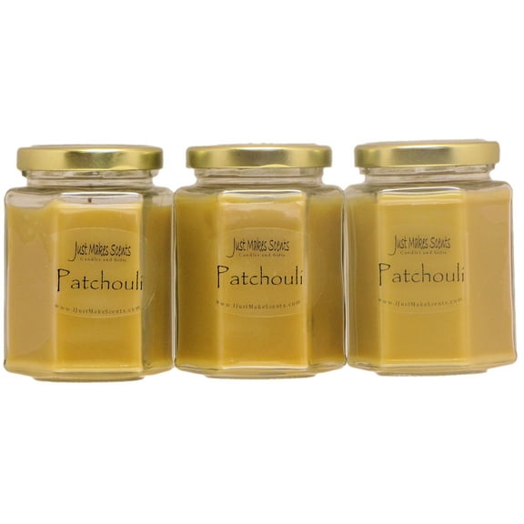 Patchouli 3-Pack Candle -Just Makes Scents Candles & Gifts