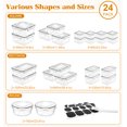 thumbnail image 4 of Scidweet Food Storage Containers with Lids, 24 Pcs BPA Free Food Storage Meal Prep Containers for Kitchen Pantry Organizer, 4 of 6
