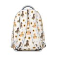 thumbnail image 3 of Dogs with Sunflowers Backpack for School,Cute School Bag,Schoolbag with Adjustable Shoulder Straps & Padded Back,15.3"x11"x7.1".﻿, 3 of 6