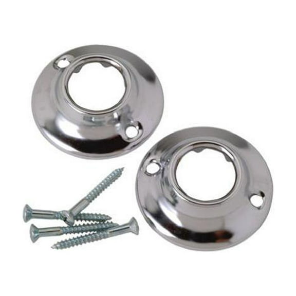 Master Plumber 829-724 Shower Curtain Rod Flange Set - Quantity 5