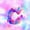 Pink Purple C, variant on meiyoeat Flower Butterfly P Initial Rainbow Twin Comforter Sets, Watercolor Galaxy Stars Bedding Set for Girls, Colorful Star Reversible, 2pcs, 1 Comforter and 1 Pillowcase