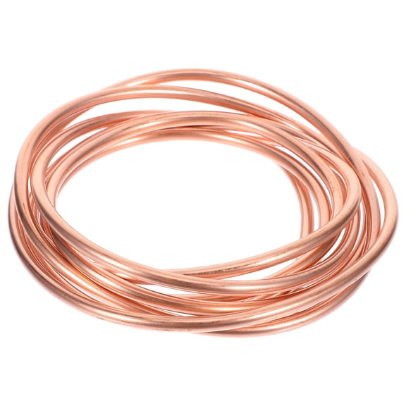 QIFULL Golden Copper Tubing for Air Conditioner Flexible Coil Refrigeration Tube Durable and Easy to Install