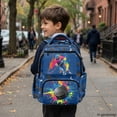 thumbnail image 6 of Chririnla Hockey Splash Toddler Bookbag with Lightweight, Portable Scratch Resistant 17 Inch Bookbags for Daily Use Elementary School, 6 of 10