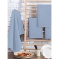 thumbnail image 2 of Pure Light Blue Kitchen Dish Towels for Drying Dishes Set of 3, Simple Solid Color Waffle Weave Microfiber Hand Tea Bathroom Towels Quick Dry & Absorbent Towel 15.7x23.6, 2 of 7