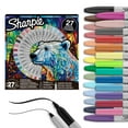 thumbnail image 1 of Sharpie Permanent Markers, Fine and Utra-Fine Point Markers Variety Pack, Assorted Colours, Includes 2 Colouring Pages, 1 of 6