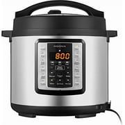 insignia - 6-quart multi-function pressure cooker - stainless steel