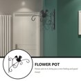thumbnail image 3 of unbranded 1Jgo Soporte De Pared Para Plantas De Hierro Duradero Y Estético Color Negro, 3 of 8