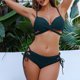 thumbnail image 4 of Traje de baño para mujer, bikini de tirantes sin espalda de color liso para mujer, trajes de baño para mujer, conjuntos de bikini para mujer, trajes de baño de bikini para mujer, 4 of 7