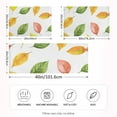 thumbnail image 2 of Yayeee Pillowcase King Size Set of 2 Satin Wrinkle Resistant Pillow Case, Pink Colorful Leaves, 2 of 7