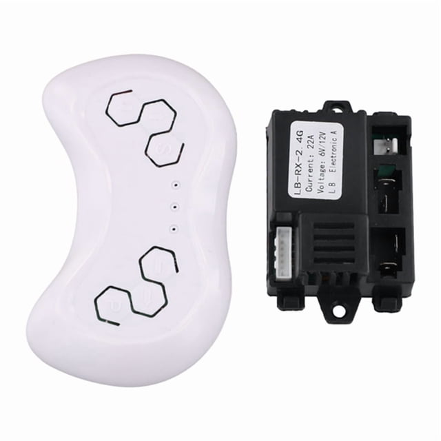 Vehículo Eléctrico para Niños LB-RX-2.4G con Control Remoto y Receptor, Modelo de Coche para Niños, Juguetes para Hacer Mismo