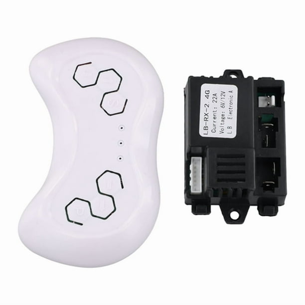 Vehículo Eléctrico para Niños LB-RX-2.4G con Control Remoto y Receptor, Modelo de Coche para Niños, Juguetes para Hacer Mismo