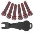 thumbnail image 3 of Guitar Pin Puller Cocobolo Bridge Pins Cocobolo Wood Acoustic Guitar Pegs for Electric Basses for Electric Guitars ANGGREK Otros, 3 of 8