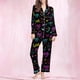 thumbnail image 1 of TaTaai Valentine's Day Pajama Set for Women, Lapel Print Loungewear, Long Sleeve Two Piece Outfit, Casual Sleepwear Gift, 1 of 8