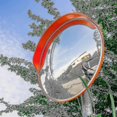 thumbnail image 2 of Miroir de Trafic 45 cm, Professionnel, Résistant aux Intempéries, Extérieur, Rouge, 2 of 5