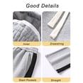 thumbnail image 5 of 2024 New Spring Men's Sweatpants Korean Fashion Drawstring Striped Track Pants Male Cotton Casual Loose Straight Trousers, 5 of 6