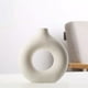 thumbnail image 1 of Maceta de cerámica con huecos para mesa de centro, jarrones para decoración de escritorio (Beige S), 1 of 6