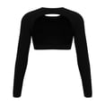 thumbnail image 2 of TaTaai Womens Long Sleeve Cutout Yoga Top Fitted Workout Shirt Breathable Running Training Tight Fit Fitness Sportswear Gift, 2 of 9