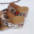thumbnail image 4 of Zapatillas de cuña para mujer de fondo plano con tacón alto y flores informales retro de verano Wmkox8yii hj789, 4 of 9