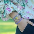 thumbnail image 3 of JennyShop Trendy Sunflower String Bracelet Handmade Braided Rope Charms Surfer Bracelet for Women Easter Gifts, 3 of 7
