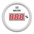 thumbnail image 3 of 52mm Water Level Gauge 2inch Marine Digital Car Boat Water Tank Level Indicator With 0~190 Ohm 240~33 Ohm Red Backlight 12V 24V ,Suits Most Tanks, 3 of 7
