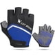 thumbnail image 1 of Guantes de medio dedo de ciclismo west biking, azul xl, 1 of 5