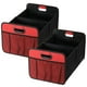 thumbnail image 1 of Organizador de maletero de coche Simple Deluxe con 2 compartimentos, color rojo, paquete de 2, 1 of 7