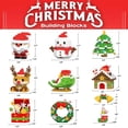 thumbnail image 4 of 8 Pack Mini Christmas Building Blocks Toys, Classroom Prizes Birthday Gifts, Christmas Stocking Stuffers for Kids Boys Girls Age 6-12+, 4 of 10