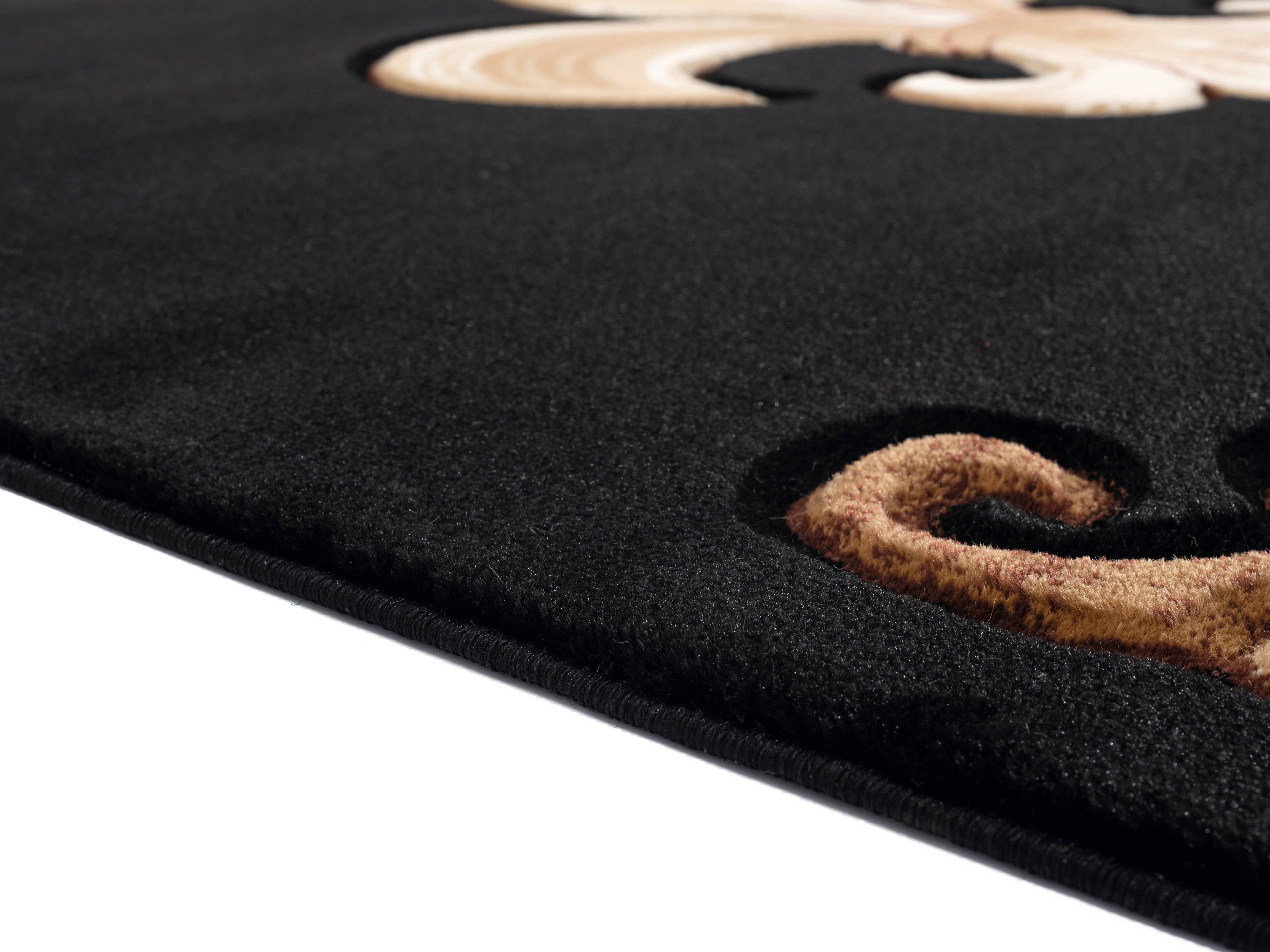 United Weavers Drachma Diana Traditional Medallion Accent Rug, Black, 2'7" x 4'2"