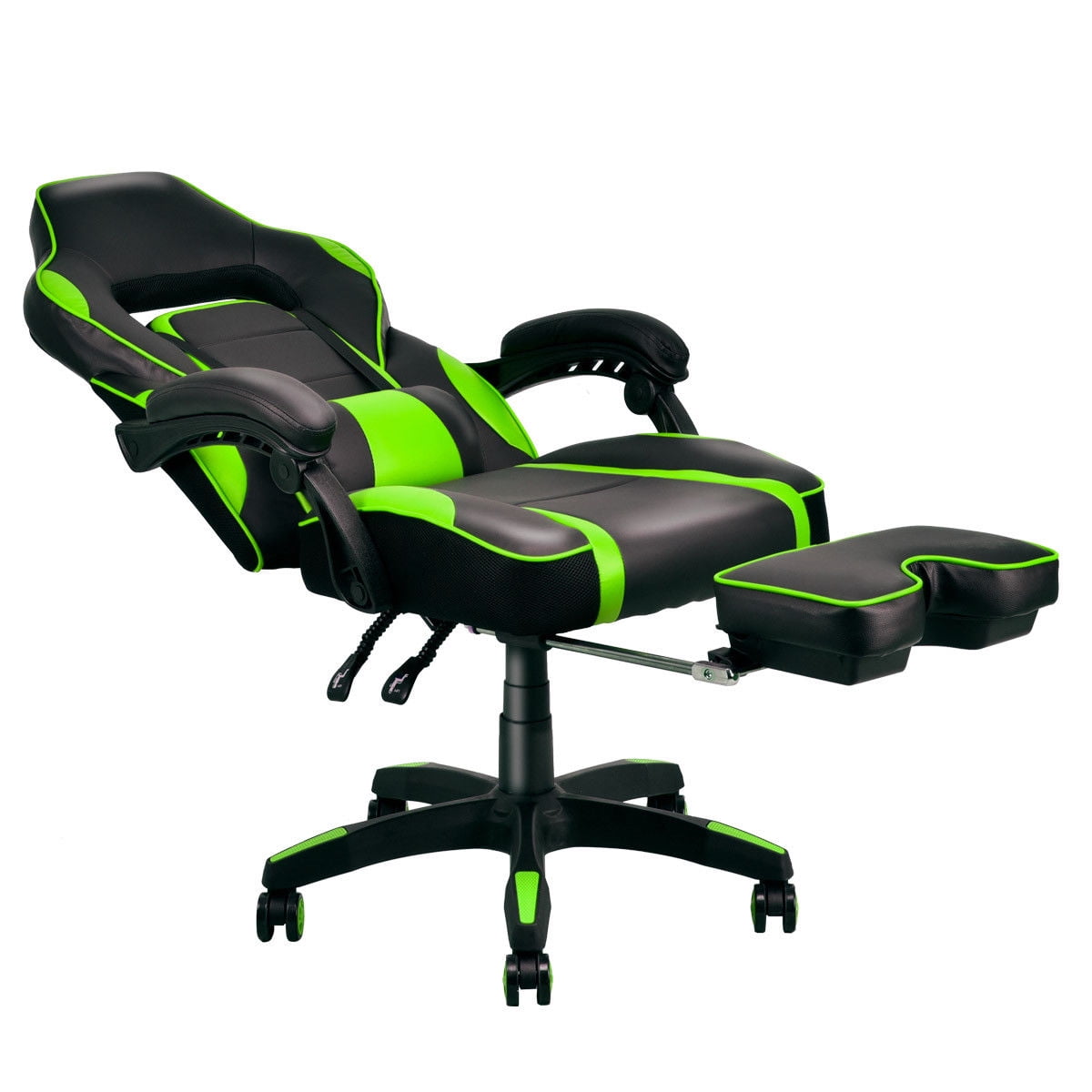 Gymax Office Home Racing Style Executive High Back Gaming Chair W Gymax Office Home Racing Style Executive High Back Gaming Chair W Ottoman