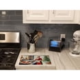 thumbnail image 2 of Cookies with Santa Claus Mrs. Claus Glass Cutting Board Large 12 in x 15 in, 2 of 5