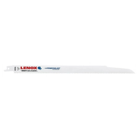 UPC: 0082472204919 | Lenox 12 in. Bi-Metal Reciprocating Saw Blade 10/14 TPI 25 pk