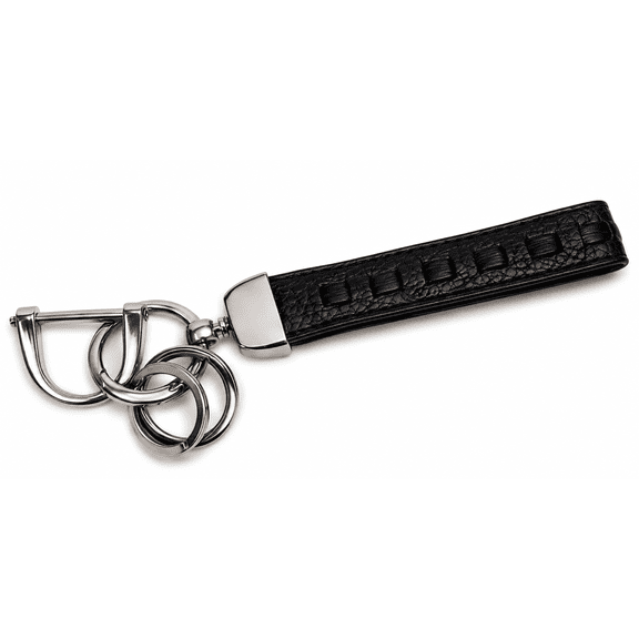 XALORA Genuine Nappa Leather Keychain – Premium Key Fob Holder for Men & Women, Universal Heavy-Duty Key Chain with Anti-Lost D-Ring