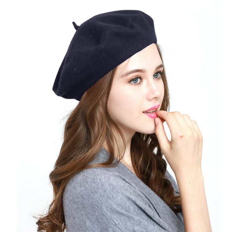 Wool Warm French Art Basque Beret Tam Beanie Hat Cap - Walmart.com