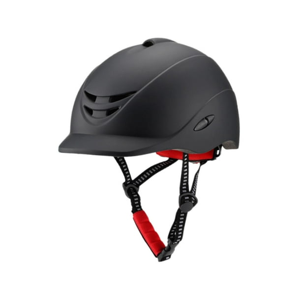 Sombrero ecuestre para adultos, para hombres y mujeres, gorra de equitación ajustable y portátil. M