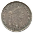 thumbnail image 2 of 1806 Draped Bust Half Dollar AU-53 NGC (Pointed 6, No Stem O-109), 2 of 3