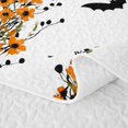 thumbnail image 5 of Manfei Cartoon Halloween Quilt King,Magic Ghost King Coverlet Set,3-Piece,1 Bedspread and 2 Pillowcases, 5 of 7