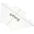 thumbnail image 1 of Durable Plastic Triangle Quilting Ruler for Measurement Cutting and Decoration Multi Color, 1 of 4