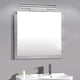thumbnail image 1 of Luz De Espejo De Baño De Acero Inoxidable Moderno 5W 5050Smd Lámpara De Pared Led De 40 Cm De Longitud Blanco Frío Con Interruptor Para Espejo De Maquillaje Dormitorio Tocador De Baño Ac 85-265V Yuarrent HA019921-00, 1 of 5