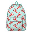 thumbnail image 1 of Crustacean Seafood Marine Ocean Travel Backpack – Lightweight Student Backpack with Nautical Beach Design, Comfortable Carrying, and Anti-theft Features for Daily Use and Short Trips, 1 of 4