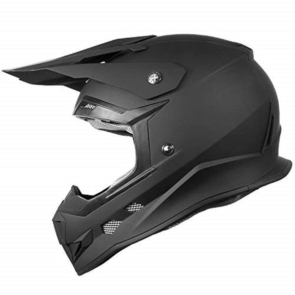 Casco GLX GX23 Dirt Bike Off-Road Motocross ATV DOT negro mate