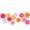 Light Pink Light Orange Rose, variant on Purple-White Lavender Party Decorations Paper Flowers Lanterns - 15PCS Birthday Graduation Tissue Pom Poms Streamers, Baby Bridal Shower Wedding Retirement Bachelorette Hanging Supplies Decor