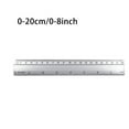 thumbnail image 1 of Aluminum Alloy Straight Ruler Protective Scale Measure Drawing Tool 15/20/30cm, 1 of 7