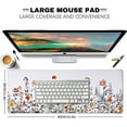 thumbnail image 3 of Large Desk Pad, Garden Blooming Flowers Mouse Pad, Colourful Wildflowers Mouse Mat Anti Slip Rubber Mousepad for Desktops, Computer, Keyboard Mouse Mat for Work, Laptop, 31.5 X 11.8 Inch, 3 of 5