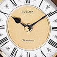 thumbnail image 4 of Bulova 12" Cambria Antiqued Walnut Mantel Clock, 4 of 4