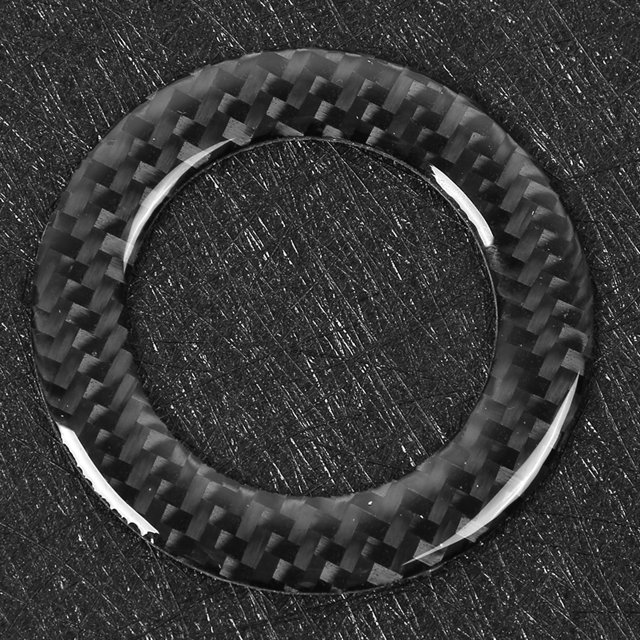 Steering Wheel Emblem Steering Wheel Emblem Filler Steering Wheel Emblem Decal Car Decor Accessory Carbon Fiber Steering Wheel Emblem Filler Decal Sticker Car Decor Accessory For ANGGREK Steering Wheel Emblem