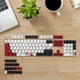 thumbnail image 3 of Juego de teclas PBT de 123 teclas para teclados profesionales de 61, 64, 68, 87, 96, 98 y 108 teclas. Rojo, 3 of 8