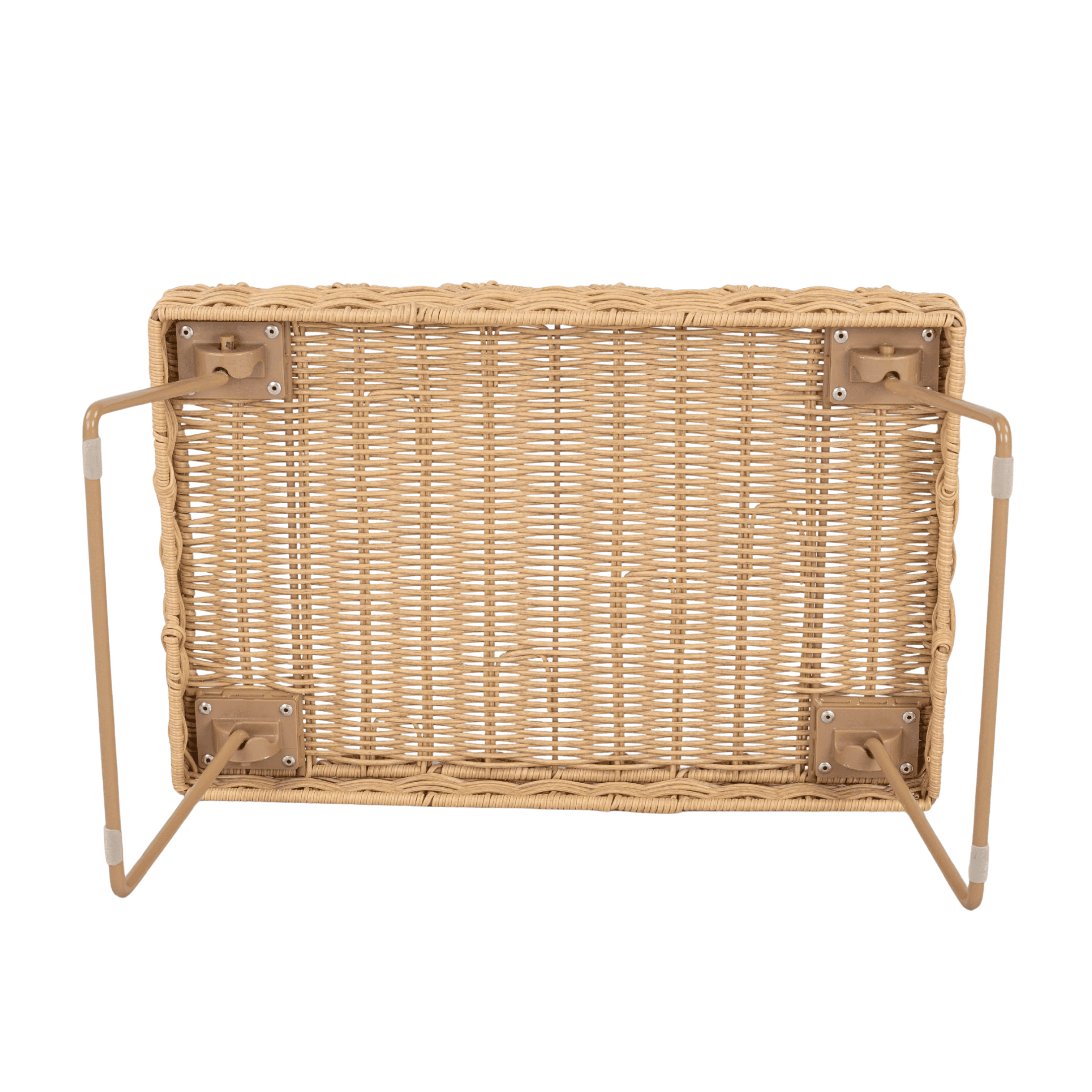 Better Homes & Gardens Woven Tray with Stand, Brown