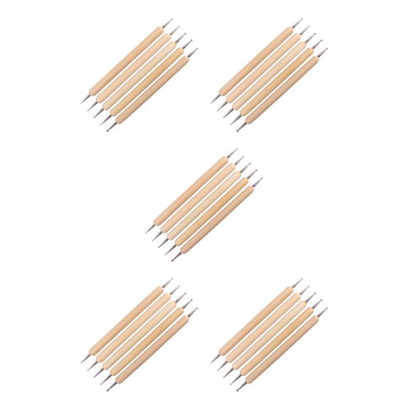 Bearachild 5 unids/set bolígrafo de sangría para decoración de uñas bolígrafos en relieve bola de Stylus herramienta para puntear herramienta Type2 NO2 Bearachild CBP105446