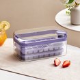 thumbnail image 4 of Easy Release Ice  Tray Plastic 32 Grids Ice Tray With Lid Bin Scoop For Freezer  Material, 4 of 8